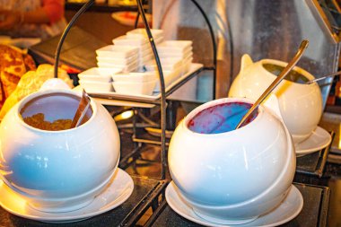 Bangkok şehir sahnesi gündüz, Tayland 