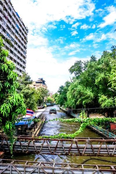 Scena Miasta Bangkok Dzień Tajlandia — Zdjęcie stockowe