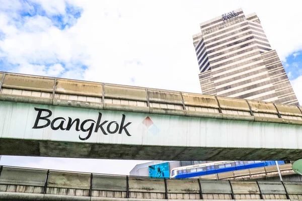 Scena Miasta Bangkok Dzień Tajlandia — Zdjęcie stockowe
