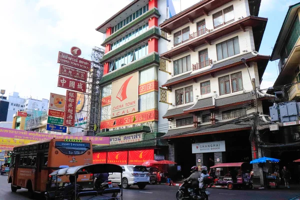 Scène Chinatown Bangkok Thaïlande — Photo