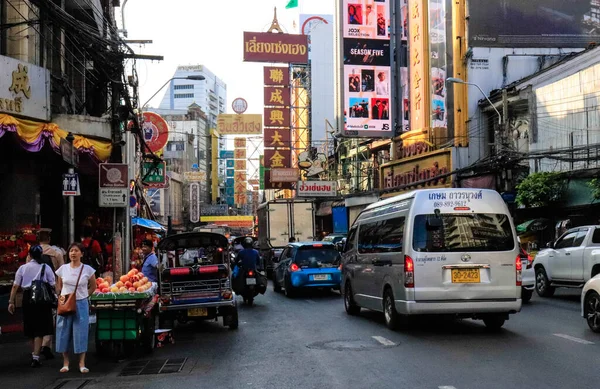 Chinatown Szene Bangkok Thailand — Stockfoto