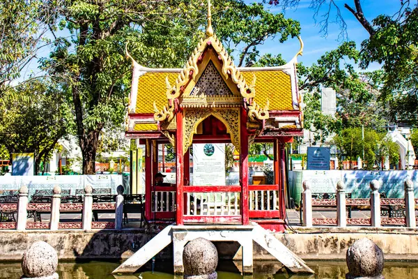 Marmeren Tempel Chiang Mai Thailand — Stockfoto