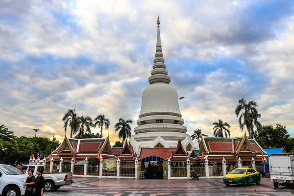 Wat Mahathat Ναός Στην Μπανγκόκ Της Ταϊλάνδης — Φωτογραφία Αρχείου
