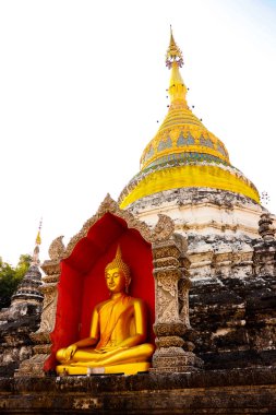 Chaing Mai, Tayland 'da Budist tarzında bir tapınak. 