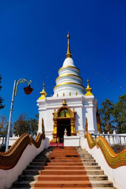 Chaing Mai, Tayland 'da Budist tarzında bir tapınak. 