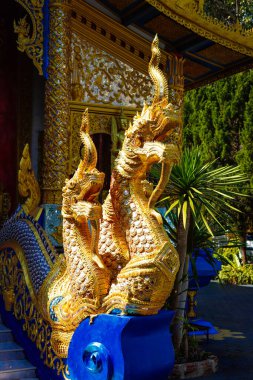 Chiang Mai, Tayland 'daki tapınak bölgesi ve mimarisi. 