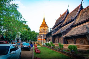 Chiang Mai, Tayland 'daki tapınak bölgesi ve mimarisi. 