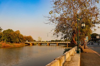 Tayland 'da Chiang Mai şehri sahnesi 