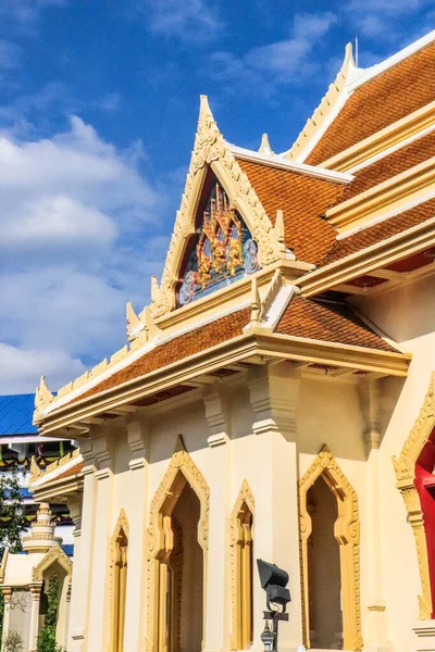 Architecture Temple Wat Traimit Thaïlande — Photo