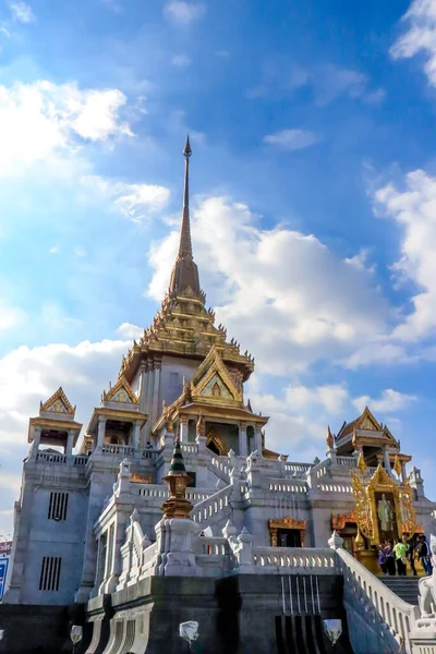 Buddhistische Architektur Des Tempels Wat Traimit Thailand — Stockfoto