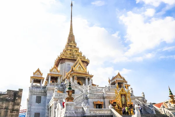 Buddhist Architecture Temple Wat Traimit Thailand — Stock Photo, Image