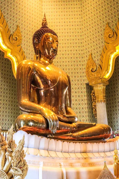 Buddhistická Architektura Chrámu Wat Traimit Thajsko — Stock fotografie