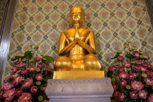 Buddhista Építészet Templom Wat Traimit Thaiföld — Stock Fotó