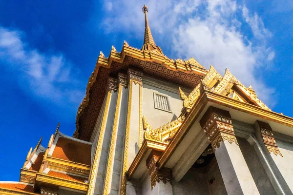 Arquitetura Budista Templo Wat Traimit Tailândia — Fotografia de Stock