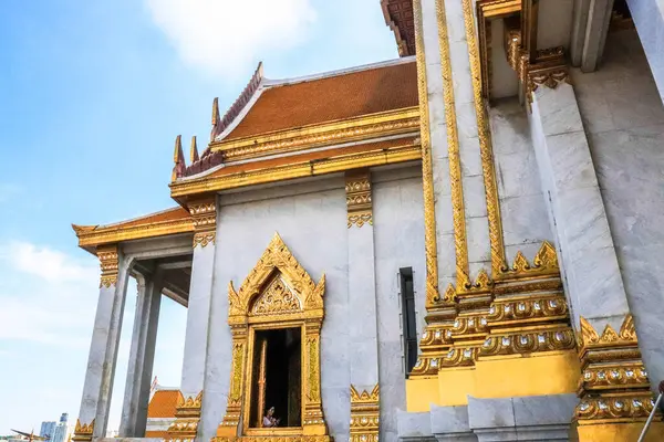 Buddhistische Architektur Des Tempels Wat Traimit Thailand — Stockfoto