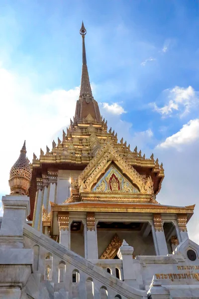 Arquitetura Budista Templo Wat Traimit Tailândia — Fotografia de Stock