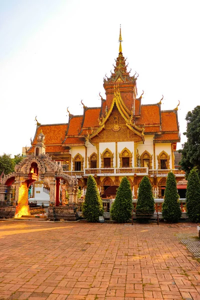Buddhistiskt Tempel Chiang Mai Thailand — Stockfoto