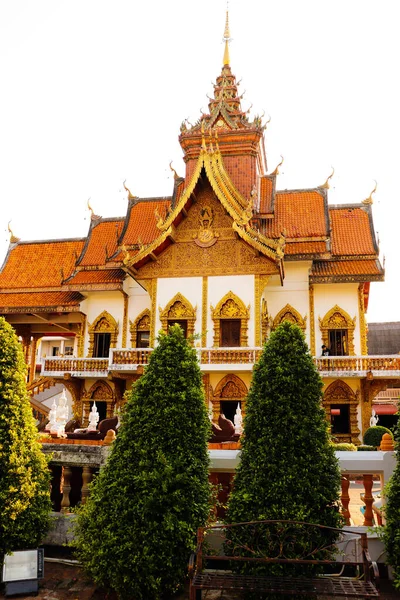 Templo Estilo Budista Chaing Mai Tailândia — Fotografia de Stock