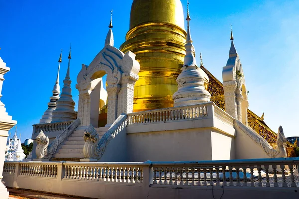 Temple Buddhist Style Chaing Mai Thailand — Stock Photo, Image