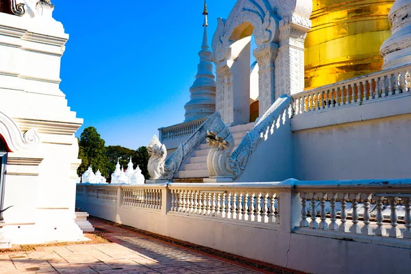 Świątynia Stylu Buddyjskim Chaing Mai Tajlandia — Zdjęcie stockowe