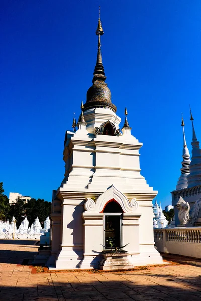 Templo Estilo Budista Chaing Mai Tailândia — Fotografia de Stock
