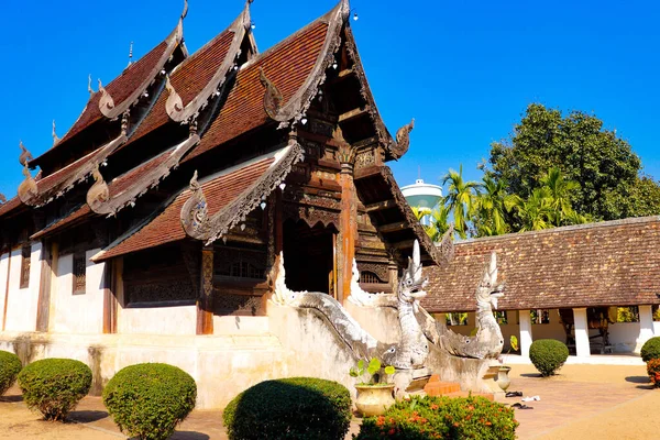 Území Architektura Chrámu Chiang Mai Thajsko — Stock fotografie