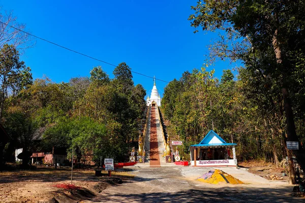 Chrám Buddhistickém Stylu Chaing Mai Thajsko — Stock fotografie