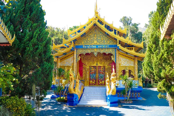 Tempel Boeddhistische Stijl Chaing Mai Thailand — Stockfoto