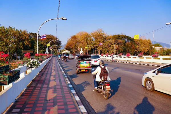 Chiang Mai Σκηνή Της Πόλης Στην Ταϊλάνδη — Φωτογραφία Αρχείου