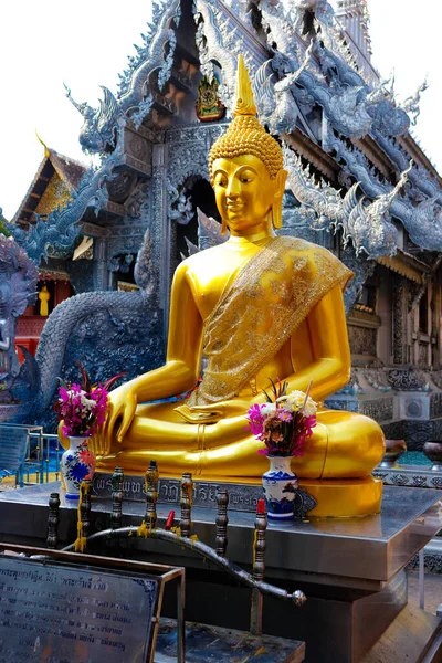 泰国清莱银寺 — 图库照片