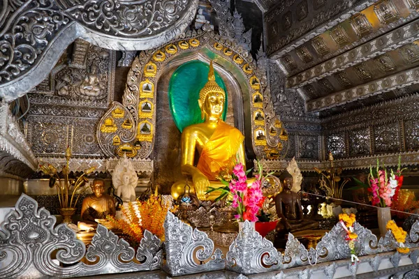 Silberner Tempel Chiang Rai Thailand — Stockfoto