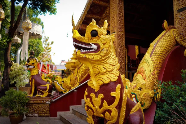 泰国清莱银寺 — 图库照片