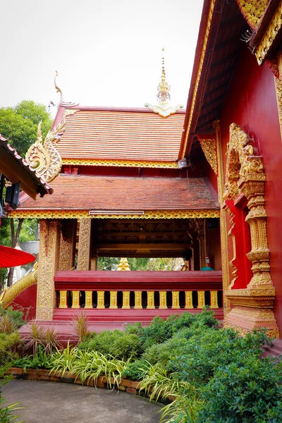 Templo Prata Chiang Mai Tailândia — Fotografia de Stock