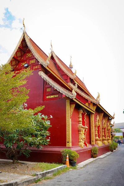 Templo Prata Chiang Mai Tailândia — Fotografia de Stock