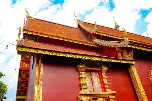 Templo Prata Chiang Mai Tailândia — Fotografia de Stock