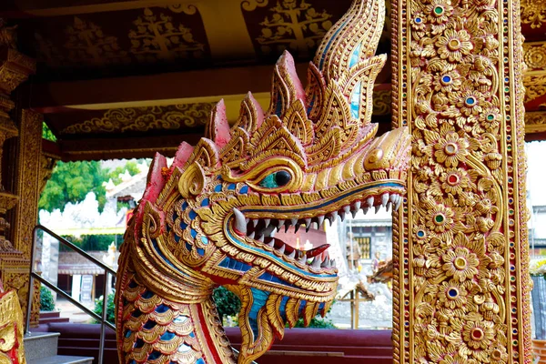 Ασημένιο Ναό Στο Τσιάνγκ Μάι Ταϊλάνδη — Φωτογραφία Αρχείου