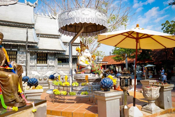 Silver Temple Chiang Mai Thajsko — Stock fotografie