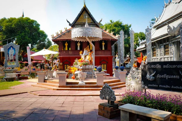 Silver Temple Chiang Mai Thajsko — Stock fotografie