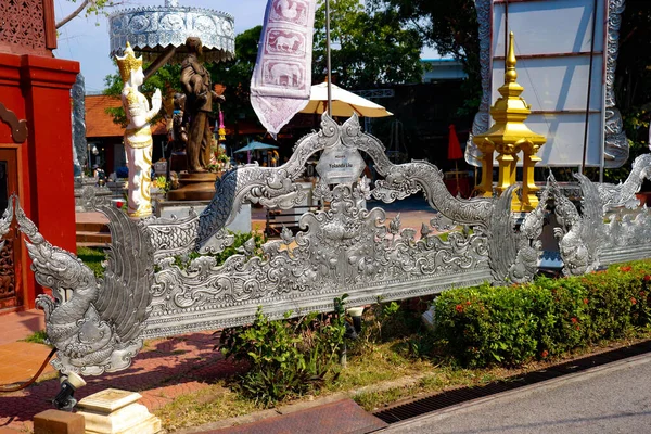 Серебряный Храм Чианграе Таиланд — стоковое фото