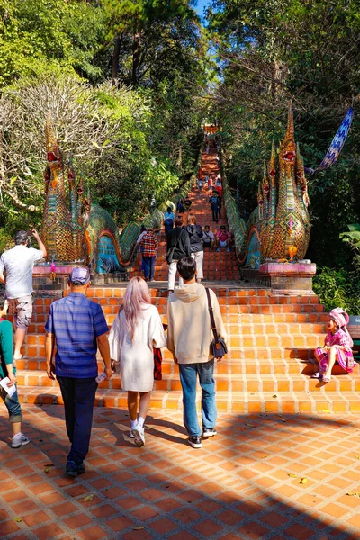 Tempio Wat Doi Suthep Thailandia — Foto Stock