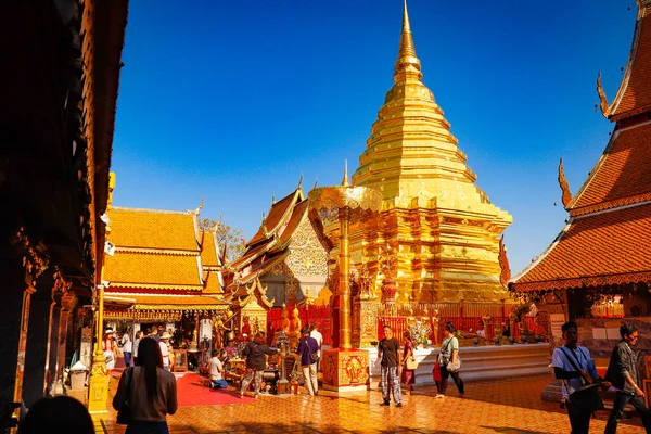 Świątynia Wat Doi Suthep Tajlandii — Zdjęcie stockowe