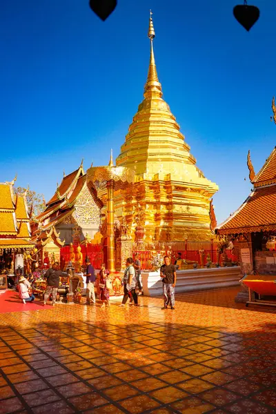 Świątynia Wat Doi Suthep Tajlandii — Zdjęcie stockowe