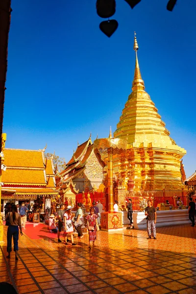 Wat Doi Suthep Templo Tailândia — Fotografia de Stock