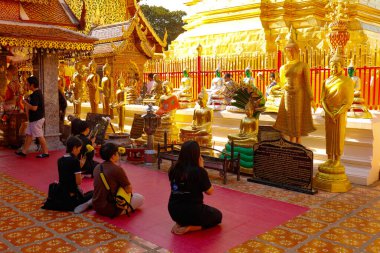Tayland 'daki Wat Doi Suthep Tapınağı 