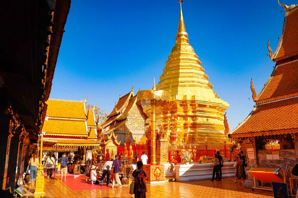 Wat Doi Suthep Templo Tailândia — Fotografia de Stock