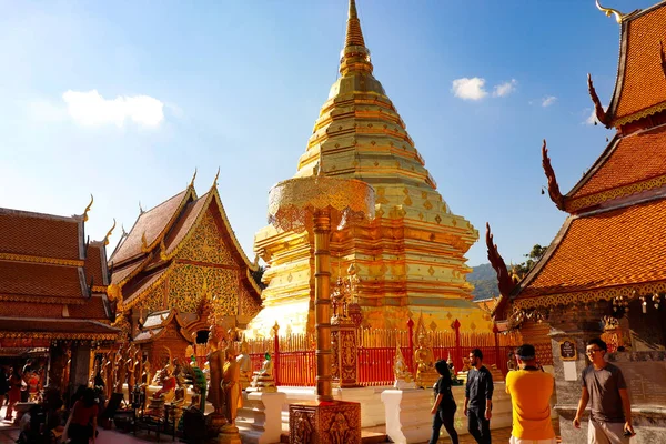 Świątynia Wat Doi Suthep Tajlandii — Zdjęcie stockowe