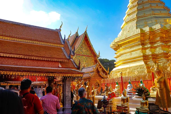 Świątynia Wat Doi Suthep Tajlandii — Zdjęcie stockowe