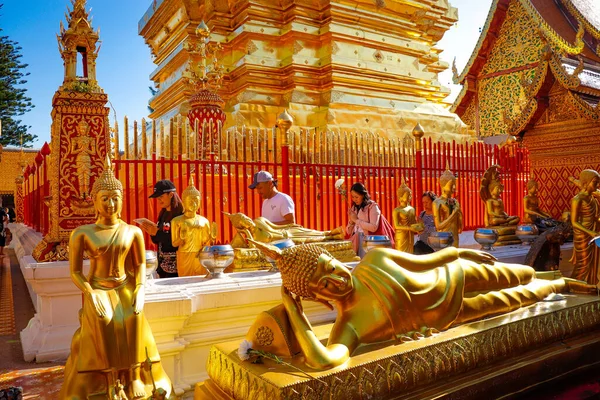 Wat Doi Suthep Templom Thaiföldön — Stock Fotó