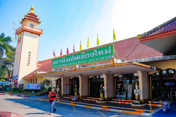 Tempio Buddista Chiang Mai Thailandia — Foto Stock