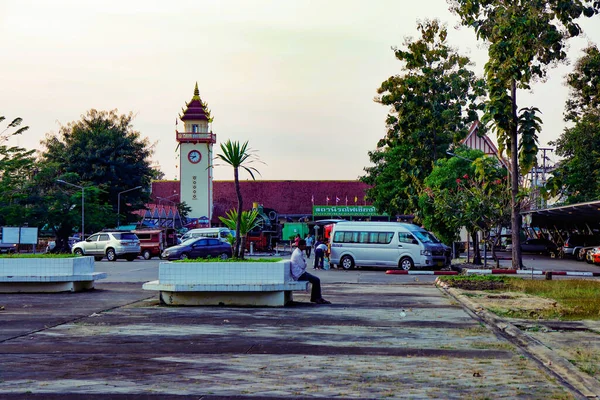 Chiang Mai Tailândia Maio 2020 Uma Bela Vista Estação Ferroviária — Fotografia de Stock